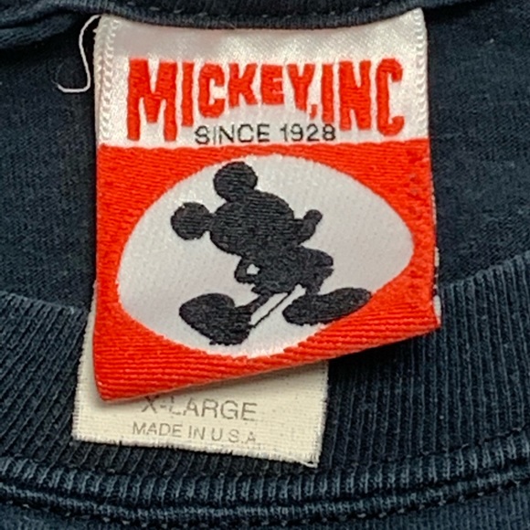 🛑SOLD🛑Vtg Mickey Inc Mickey Mouse XL Tee T-Shirt - Picture 3 of 6